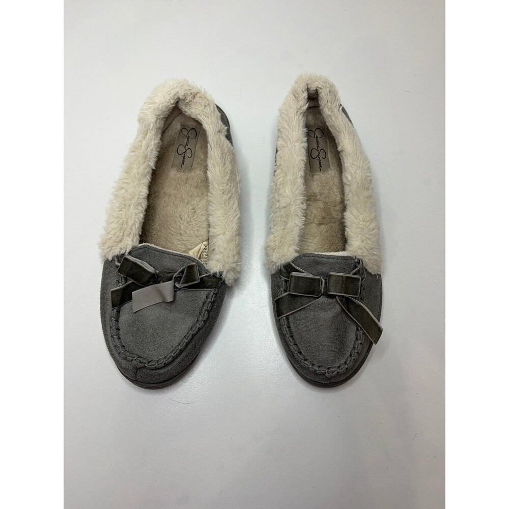 Gray Jessica Simpson Slippers